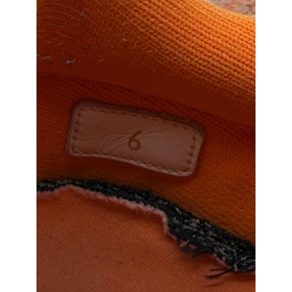 Louis Vuitton V.N.R. Orange Technical Knit Trainers Sneakers Shoes Size US 6 - Picture 10 of 12